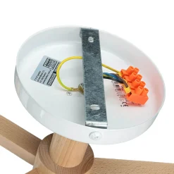 Deckenleuchten|Flurlampen*Lamkur Moderne Deckenleuchte Holz 5xE27 Skandinavisch