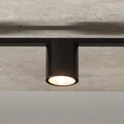 Deckenleuchten|Flurlampen*Sigma Moderne Deckenleuchte Schwarz Metall GU10 90 cm lang