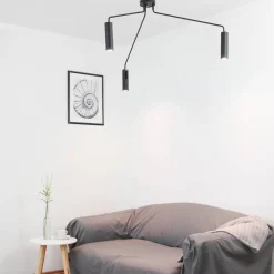 Moderne Lampen|Küchenlampen*Nowodvorski Moderne Deckenleuchte Schwarz drehbar