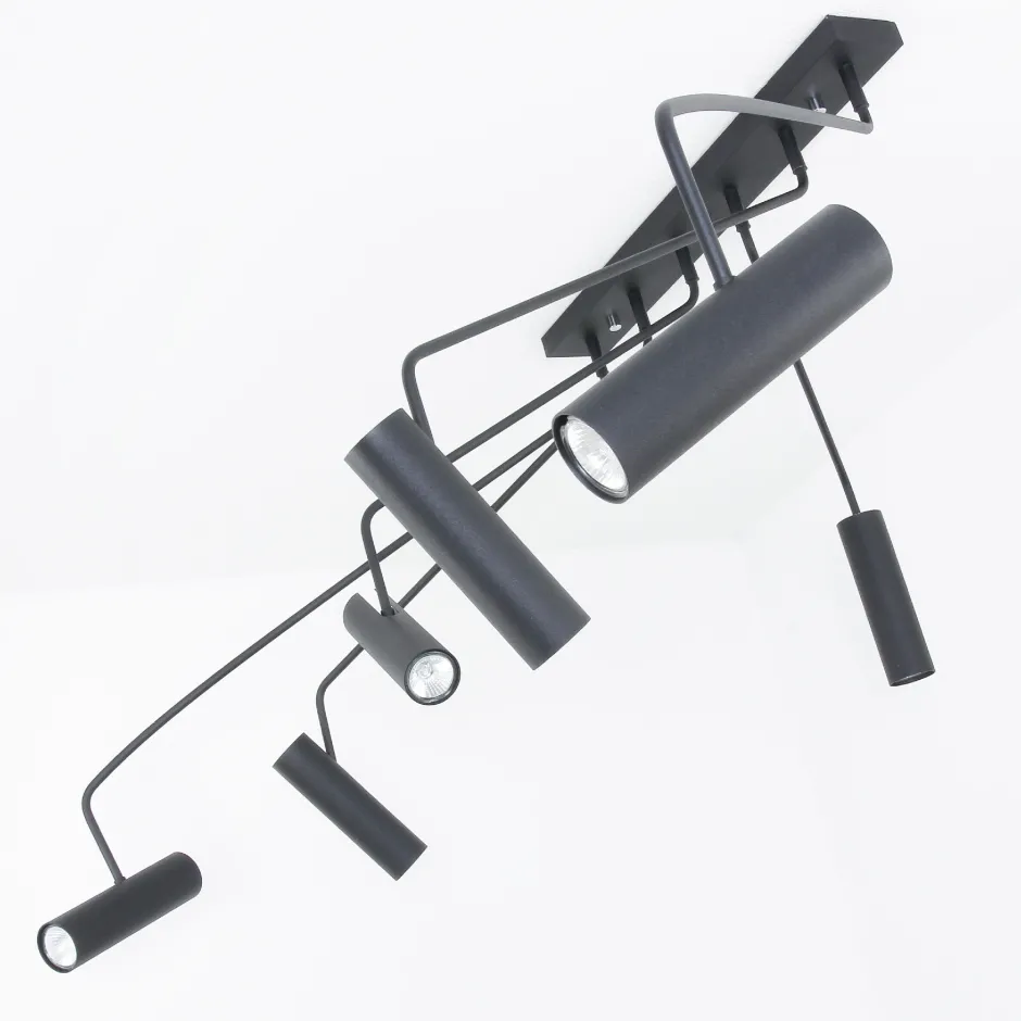 Wohnzimmerlampen|Moderne Lampen*Nowodvorski Moderne Deckenleuchte Schwarz 6-flmg