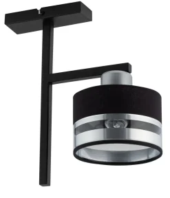 Sigma Moderne Deckenleuchte Silber Schwarz E27 L:28 cm< Deckenleuchten|Schlafzimmer Lampen