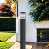 SU-MA Moderne Gartenleuchte eckig 75 cm IP54 Schwarz< Moderne Außenleuchten|Wegeleuchten