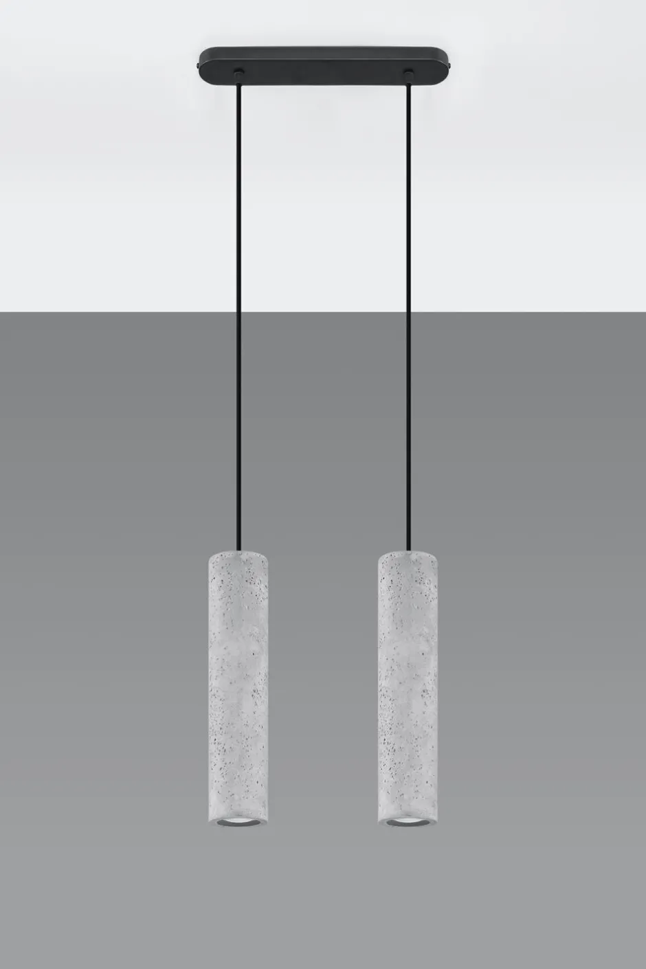 Sollux Moderne Hängelampe Beton 2x GU10 Modern Küche Esszimmer< Wohnzimmerlampen|Betonlampen