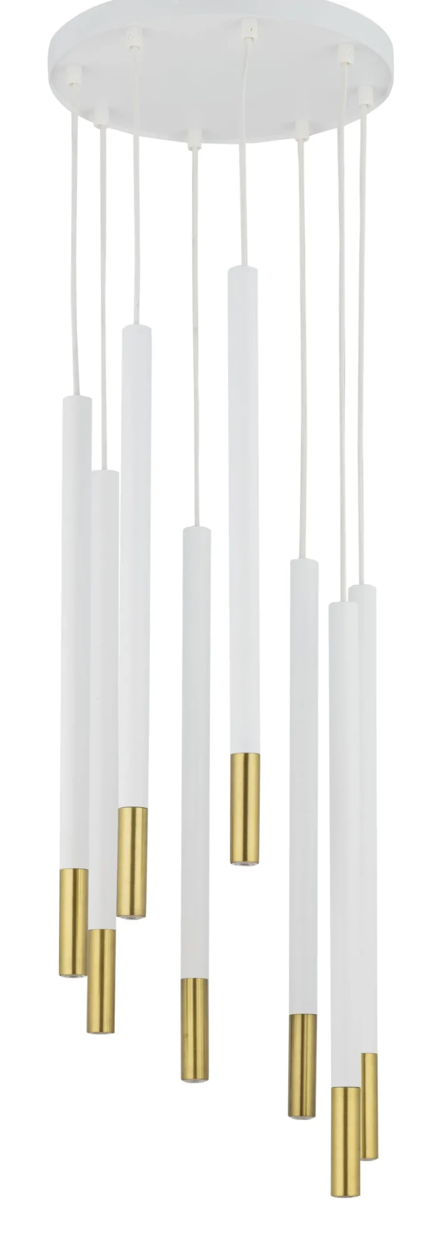 Hängelampen|Moderne Lampen*Sigma Moderne Hängelampe Gold Weiß Messing G9 Ø30 cm rund