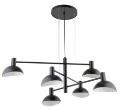 Sigma Moderne Hängelampe Metall Schwarz Weiß E14 Mehrflammig< Hängelampen|Moderne Lampen