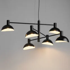 Sigma Moderne Hängelampe Metall Schwarz Weiß E14 Mehrflammig< Hängelampen|Moderne Lampen