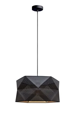 Belis Moderne Hängelampe Stoffschirm wohnlich E27 L:70< Hängelampen|Bürolampen