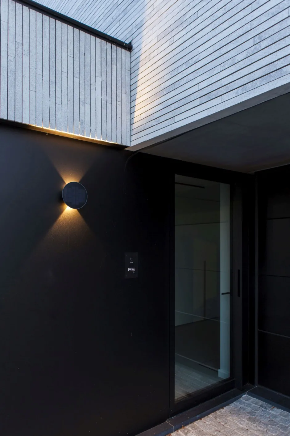 Solarleuchten|Led Außenleuchten*Eco-Light Moderne LED Solar-Außenlampe Wand IP54 Dunkelgrau 5 W