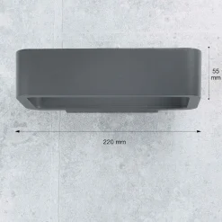 Moderne Lampen|Led Außenleuchten*Nowodvorski Moderne LED Wandlampe in anthrazit