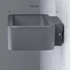 Moderne Lampen|Led Außenleuchten*Nowodvorski Moderne LED Wandlampe in anthrazit