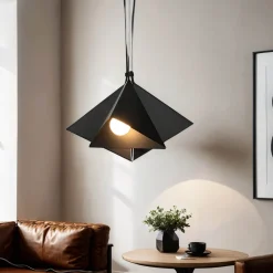 Luminex Moderne Pendelleuchte E27 Schwarz 3-flmg< Hängelampen|Esszimmer Lampen