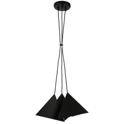 Luminex Moderne Pendelleuchte E27 Schwarz 3-flmg< Hängelampen|Esszimmer Lampen
