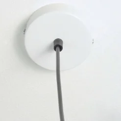 Luminex Moderne Pendelleuchte MUZA Weiß Metall Holz Gold< Hängelampen|Esszimmer Lampen