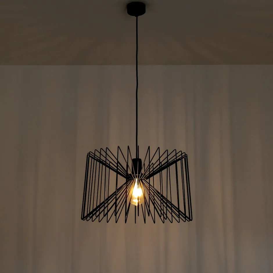 Hängelampen|Schlafzimmer Lampen*Nowodvorski Moderne Pendelleuchte NESS schwarz