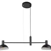 Sigma Moderne Pendelleuchte Schwarz Weiß Metall E14 bis 0,7 m< Moderne Lampen|Designerlampen