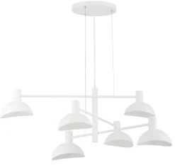 Hängelampen|Esszimmer Lampen*Sigma Moderne Pendelleuchte Weiß Metall E14 B:90 cm groß