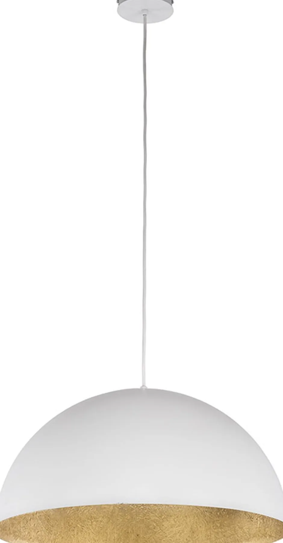 Hängelampen|Esszimmer Lampen*Sigma Moderne Pendelleuchte Weiß Gold Ferra