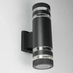 Moderne Lampen|Fassadenstrahler*Nowodvorski Moderne runde Außenwandlampe