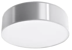 Sollux Moderne runde Deckenleuchte in Grau< Deckenleuchten|Flurlampen