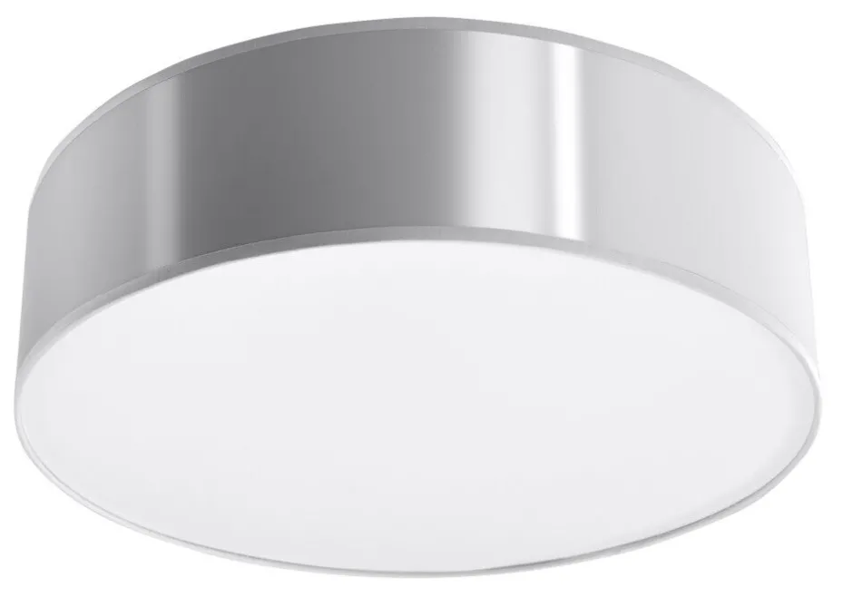 Sollux Moderne runde Deckenleuchte in Grau< Deckenleuchten|Flurlampen