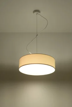 Sollux Moderne runde Pendelleuchte ATIS in Weiß< Hängelampen|Esszimmer Lampen