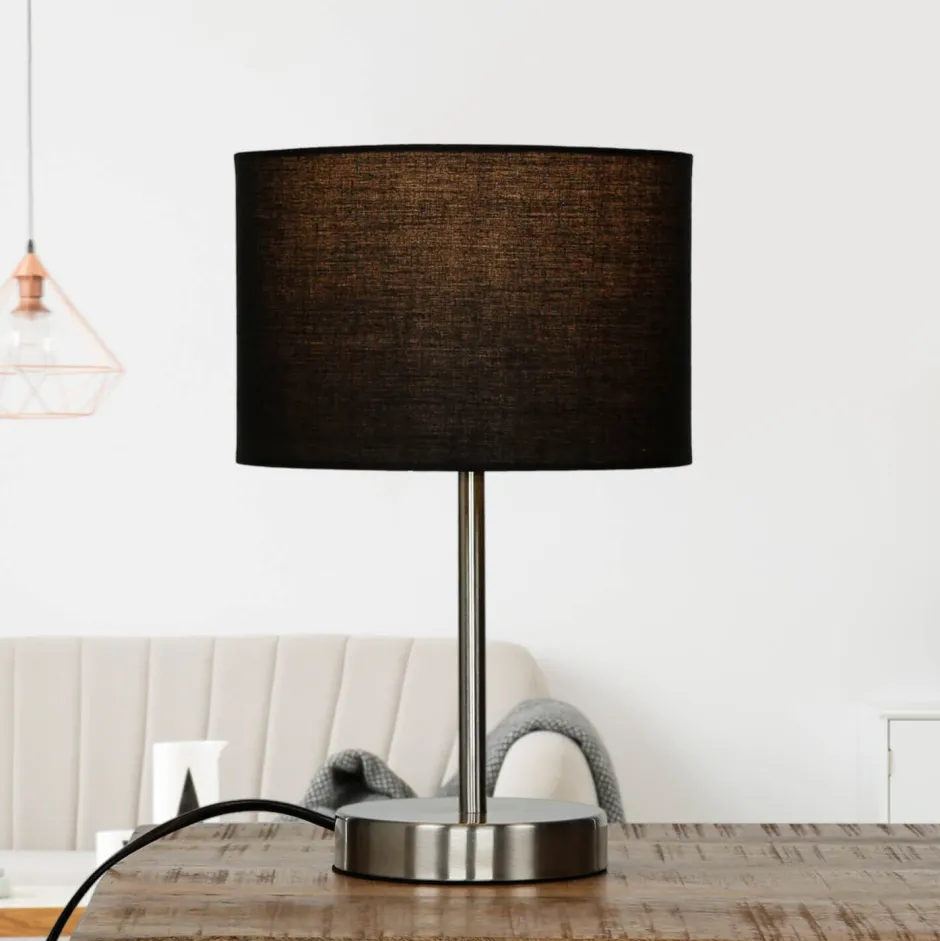 Stofflampen|Moderne Lampen*Trio Reality Moderne runde Tischleuchte