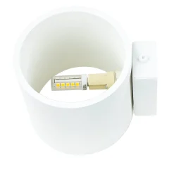 Flurlampen|Küchenlampen*Sollux Moderne runde Wandleuchte RODA Weiß