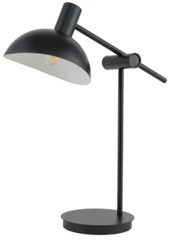 Tischlampen|Bürolampen*Sigma Moderne Schreibtischleuchte Schwarz Weiß 45 cm flexibel