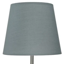 Easylight Moderne Tischlampe Stoff Grau Metall 33 cm elegant E14< Stofflampen|Moderne Lampen