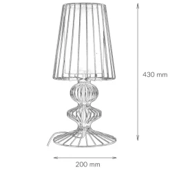 Schlafzimmer Lampen|Moderne Lampen*Nowodvorski Moderne Tischleuchte Nachttischleuchte E27 AVEIRO