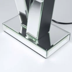 Searchlight Moderne Tischleuchte schwarz< Stofflampen|Designerlampen