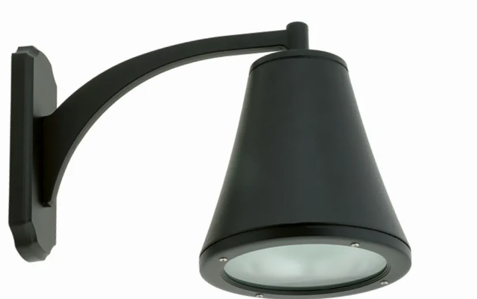 Lido Moderne Wandleuchte Außen Schwarz E27 IP44 Außenlampe< Außenwandleuchten|Moderne Außenleuchten