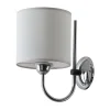Jupiter Moderne Wandleuchte REKA Grau Chrom E27 Wandlampe< Wandleuchten|Moderne Lampen