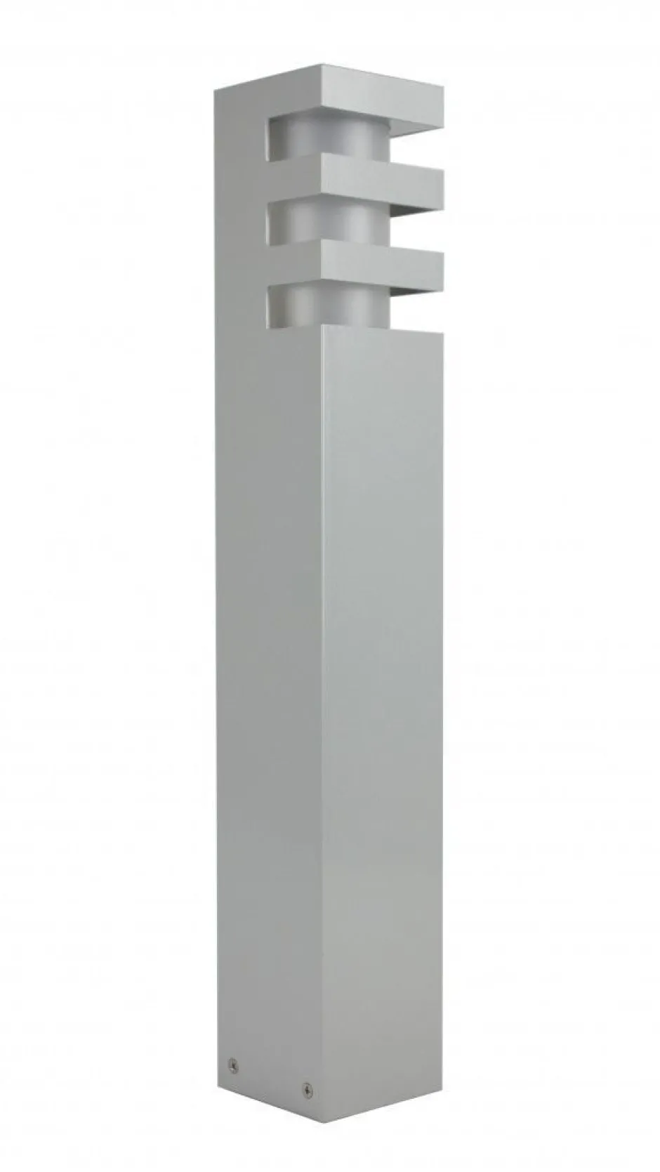 Moderne Außenleuchten|Wegeleuchten*SU-MA Moderne Wegeleuchte in Silber 50cm wetterfest IP54