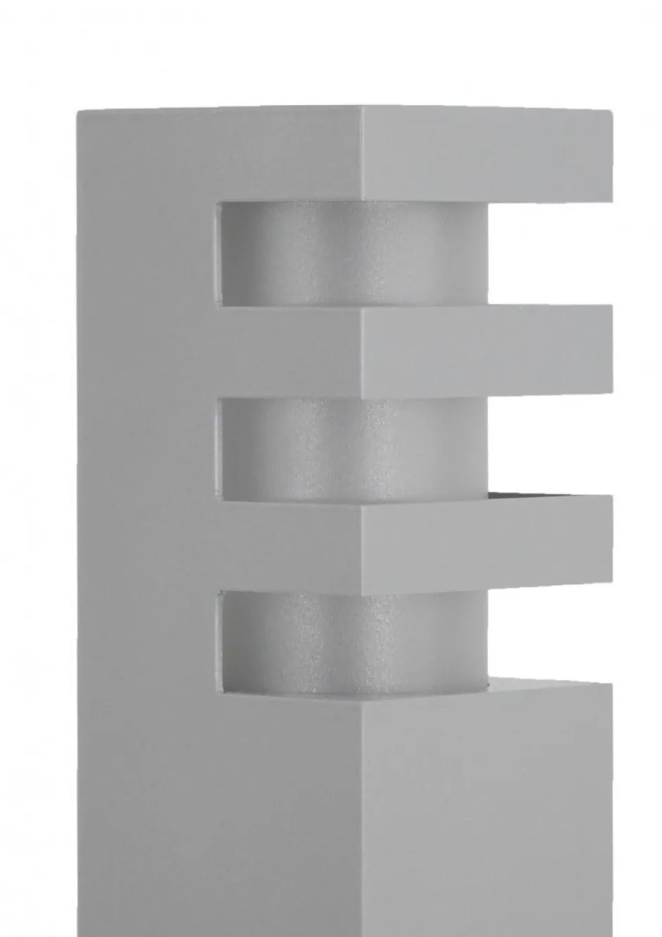 Moderne Außenleuchten|Wegeleuchten*SU-MA Moderne Wegeleuchte in Silber 50cm wetterfest IP54