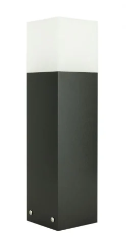 Wegeleuchten|Moderne Außenleuchten*SU-MA Moderne Wegeleuchte Schwarz 40cm IP44 eckig