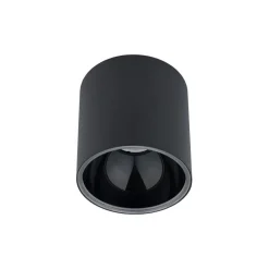 Nowodvorski Moderner Aufbauspot rund Ø127mm GU10 Schwarz Aufputz< Küchenlampen|Moderne Lampen