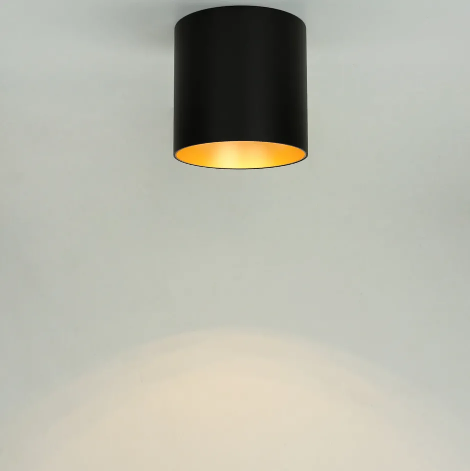 Moderne Lampen|Küchenlampen*Nowodvorski Moderner Deckenspot GU10 Metall in Schwarz Gold