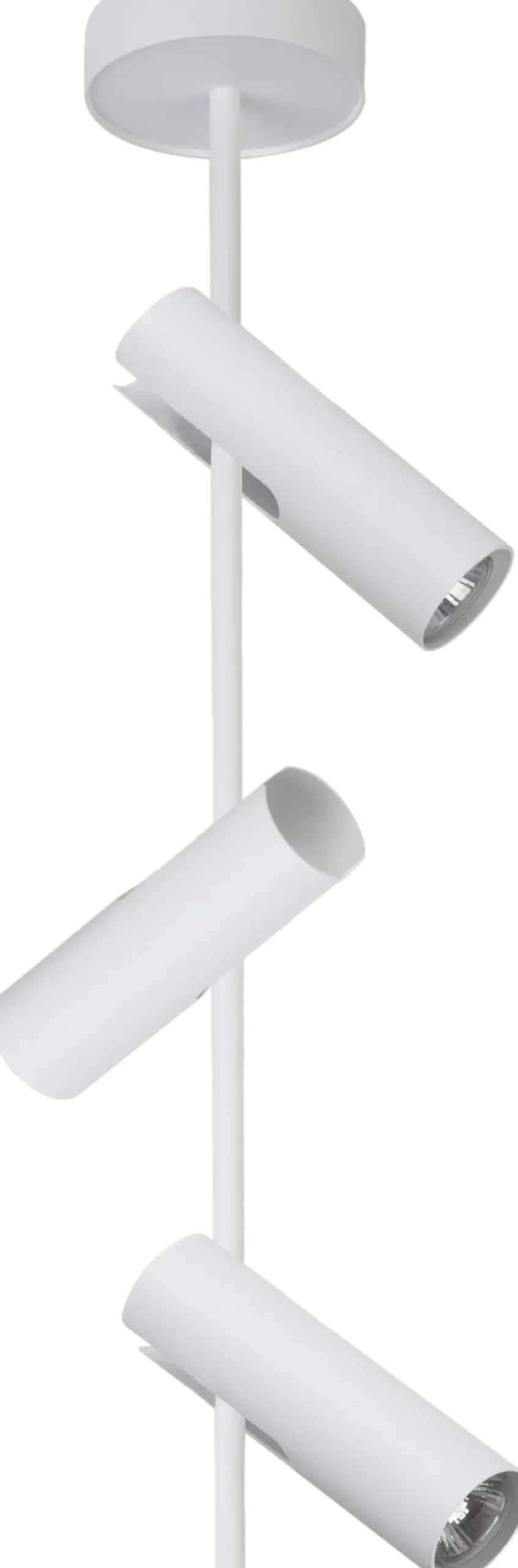 Deckenleuchten|Spots*Sigma Moderner Deckenspot Weiß Metall H:76 cm GU10 3-flammig