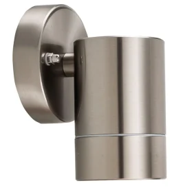 Lido Moderner Down Strahler Wand Haus Messing GU10 IP54< Außenleuchten Messing|Außenwandleuchten