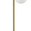 Sigma Nachttischlampe Gold Metall Glas Kugel 43cm G9 klein< Tischlampen|Kugellampen