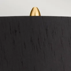 Tischlampen|Schlafzimmer Lampen*Elstead Nachttischlampe Keramik Stoff 56,2 cm hoch E27