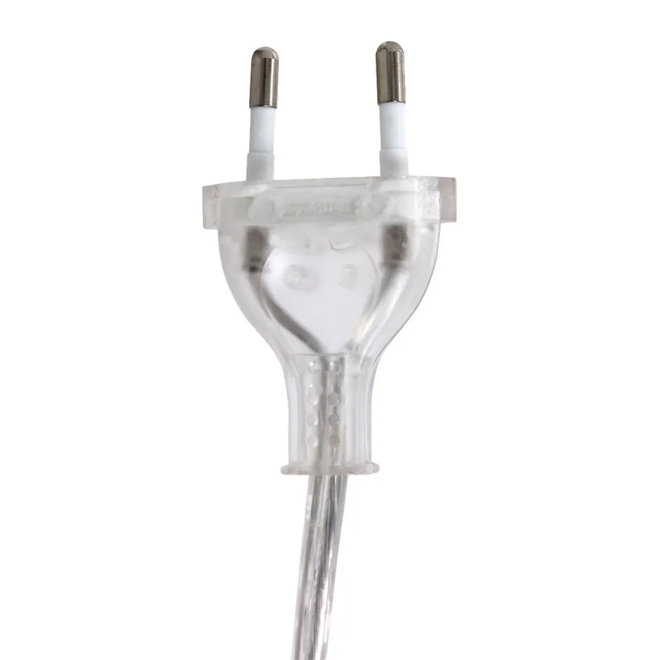 Steinhauer Nachttischlampe Metall Glas in Stahl Weiß E27 45 cm< Tischlampen|Schlafzimmer Lampen