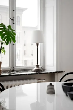 By Rydéns Nachttischlampe Metall Stoff 59,5 cm E27 Klassisch ELIN< Wohnzimmerlampen|Schlafzimmer Lampen