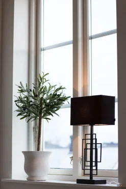 By Rydéns Nachttischlampe Metall Stoff 69 cm Schwarz E27 Modern< Wohnzimmerlampen|Schlafzimmer Lampen