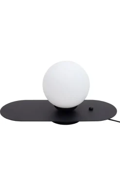 Wohnzimmerlampen|Metall Lampen*Belis Nachttischlampe mit Schalter Glas Metall E27 22 cm