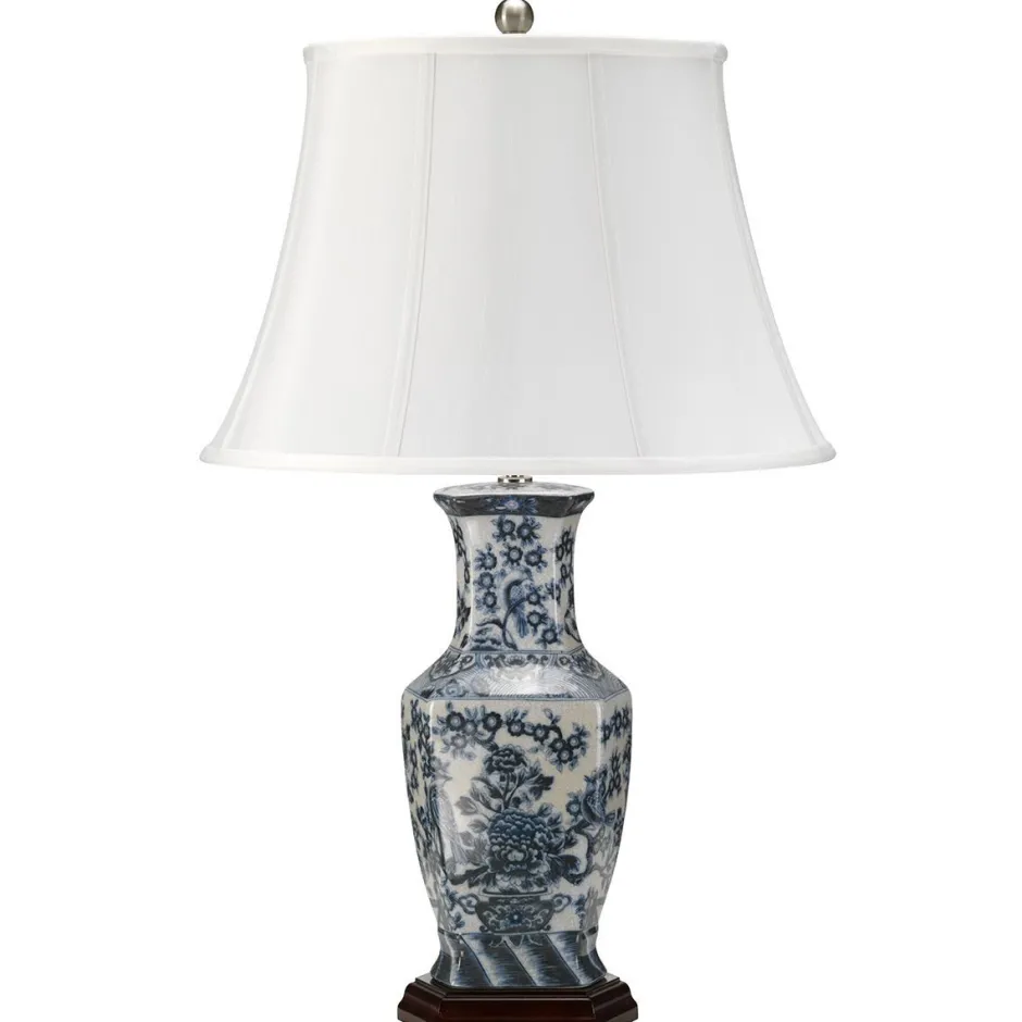 Tischlampen|Schlafzimmer Lampen*Elstead Nachttischlampe mit Stoff Schirm 56,5cm in Nickel Creme