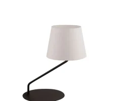 Designerlampen|Moderne Lampen*Sigma Nachttischlampe Schwarz Weiß blendarm 43 cm wohnlich