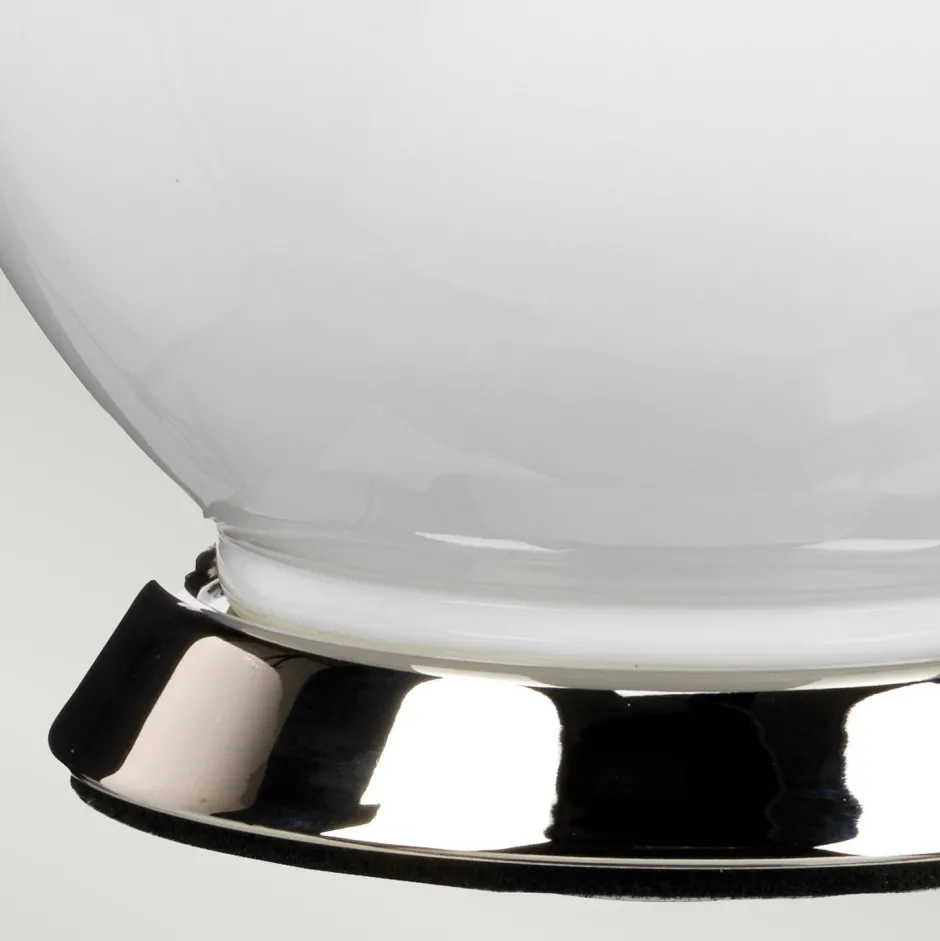 Elstead Nachttischlampe Stoff Keramik 64 cm hoch Rot Weiß< Wohnzimmerlampen|Stofflampen