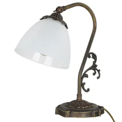 Giovanni Battista Nachttischlampe Weiß Messing< Lampen Aus Aller Welt|Metall Lampen